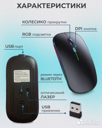 Мышка беспроводная