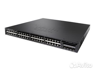 Коммутатор (свич) Cisco WS-C3650-48PS-L