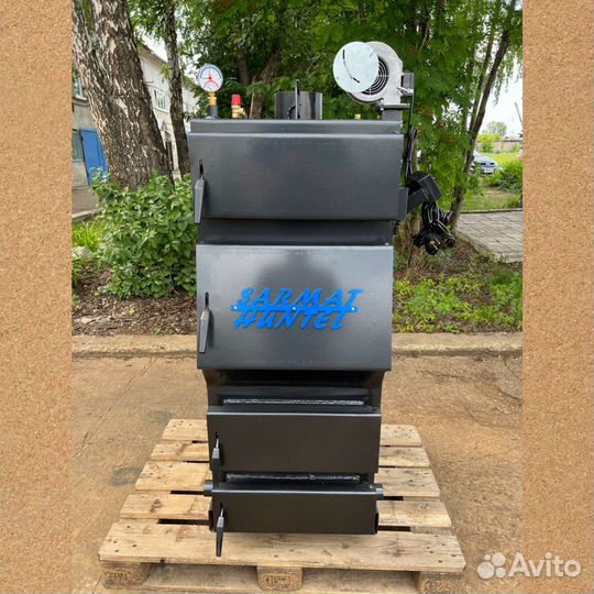 Котел твердотопливный длительного горения