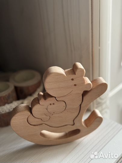 Развивающие деревянные игрушки