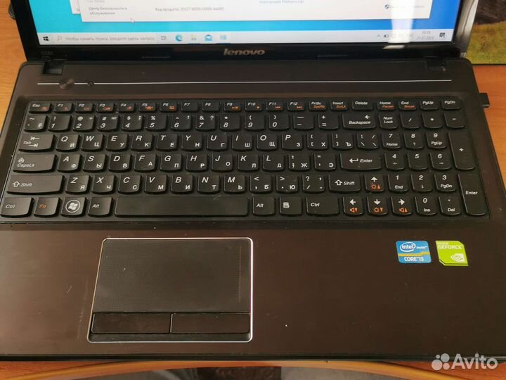 Ноутбук lenovo g580