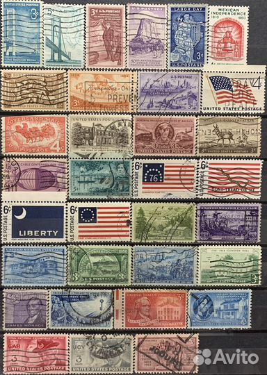 Почтовые марки США (USA) ч.2