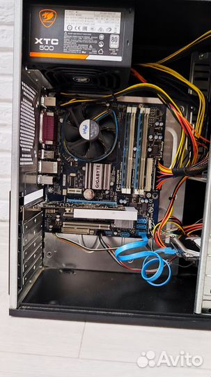 Компьютер Q6600, gtx750ti, 4Gb, 160Gb