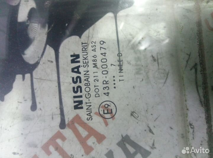 Ниссан Навара Стекло заднее левое AS2 Лев