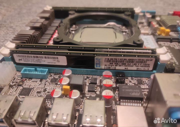 Комплект LGA 2011, Intel Xeon E5 2670, 32 GB озу