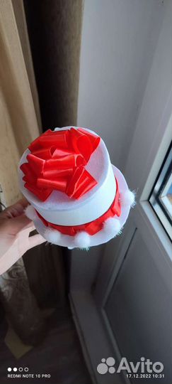 Ободок новогодний ручной работы