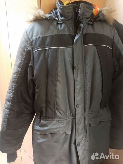 Куртка рабочая мужская зимняя размер 48 50 бу