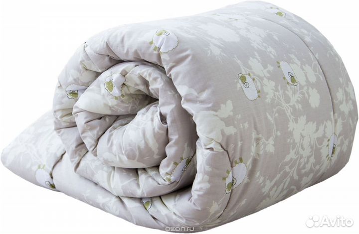 Одеяло овечья шерсть (зима)