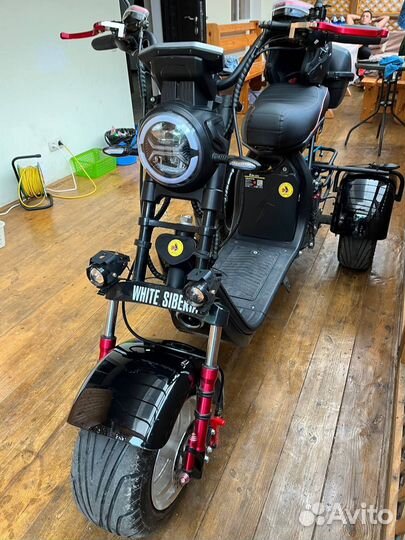 Электротрицикл white siberia 3000 black