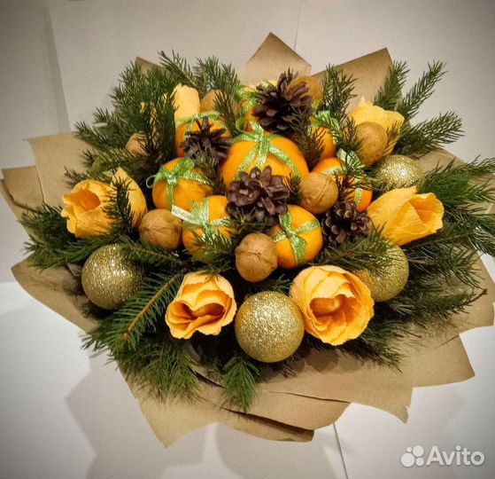 Новогодние букеты