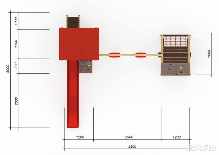 Детская площадка с горкой