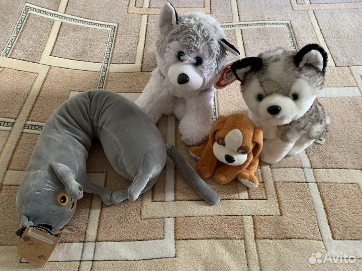 Заколка для волос, мягкая игрушка