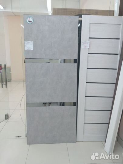 Межкомнатная дверь с экошпоном браво-2.55 snow ART