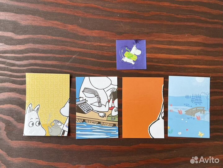 Наклейки Муми-Тролли из коллекции лента