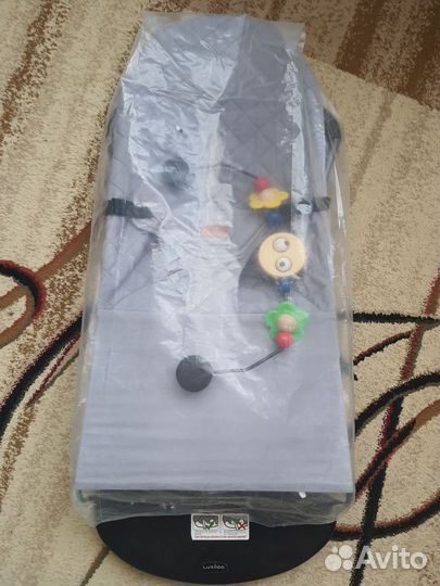 Кресло-шезлонг luxmom+развивающий коврик leader k