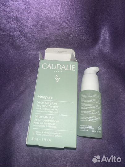Сыворотка от прыщей caudalie vinopure Франция