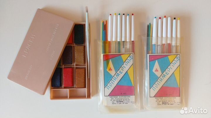 Краски, карандаши СССР