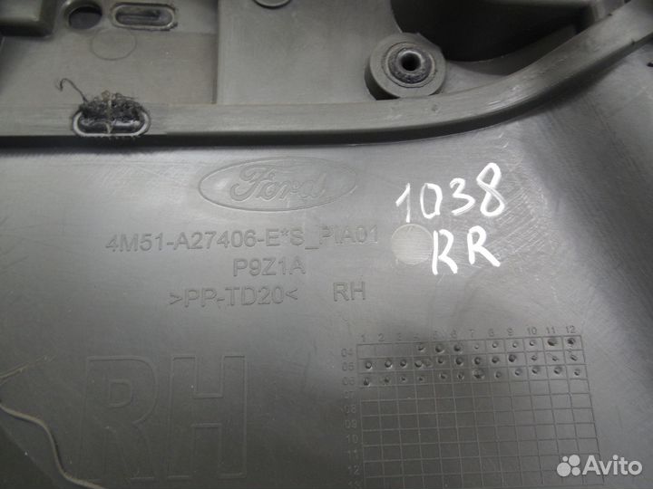 Обшивка двери задней правой Focus II 2005-2008