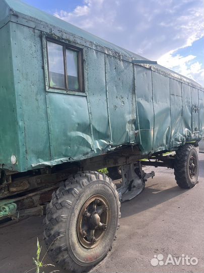 Прицеп двухосный на маз с кунгом