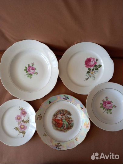 Винтажные блюда KahLa,блюдо Мадонна,тарелки KahLa