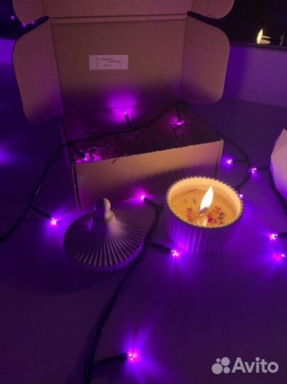 Ароматическая свеча в подарочной упаковке