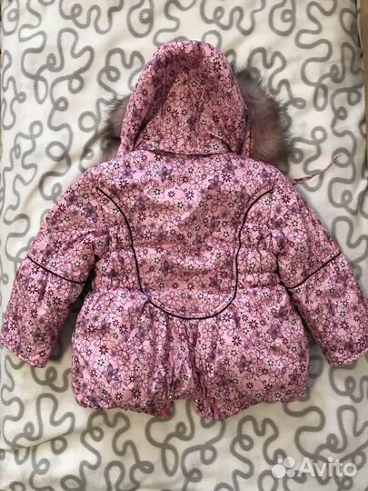 Детская зимняя куртка, штаны для девочки