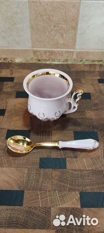 Набор из розового фарфора