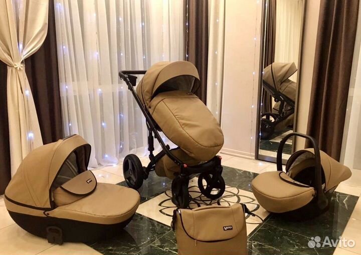 Коляска 3 в 1 Verdi Mirage Карамель