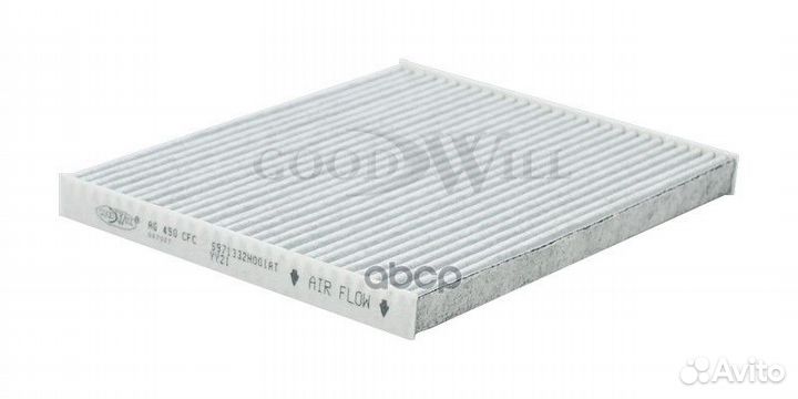 Фильтр салона hyundai elantra 06- угольный AG 4