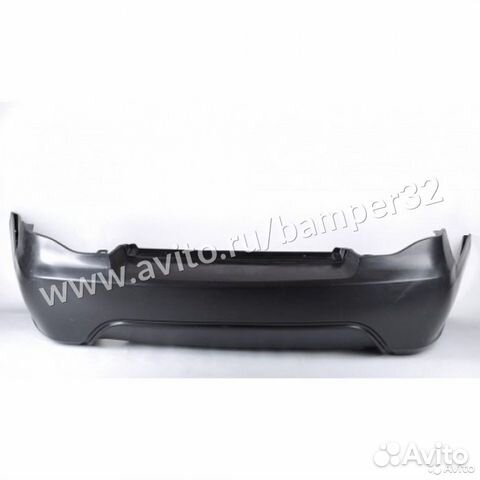Бампер daewoo nexia N150 задний неокрашенный