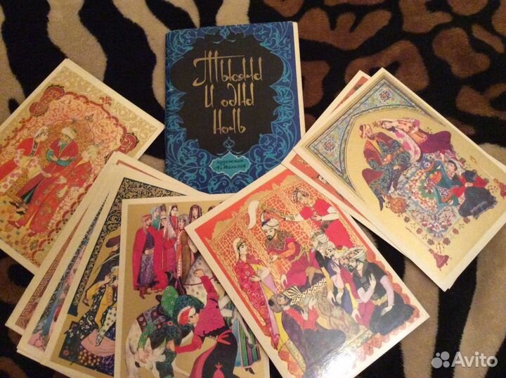 Наборы детских открыток времен СССР