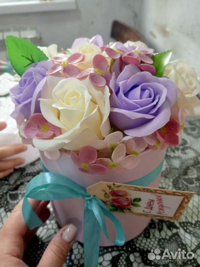 Мыло ручной работы букеты