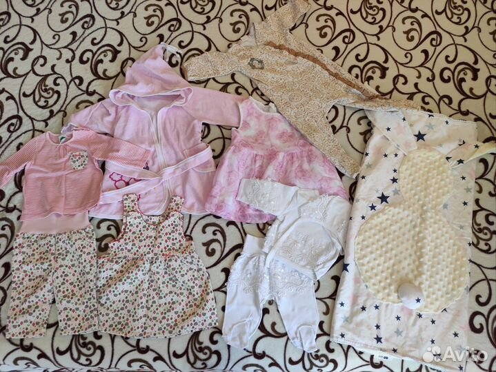 Вещи на девочку с рождения и до 1 года