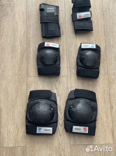 Ролики oxelo fit 5 junior+сумка для них+защита