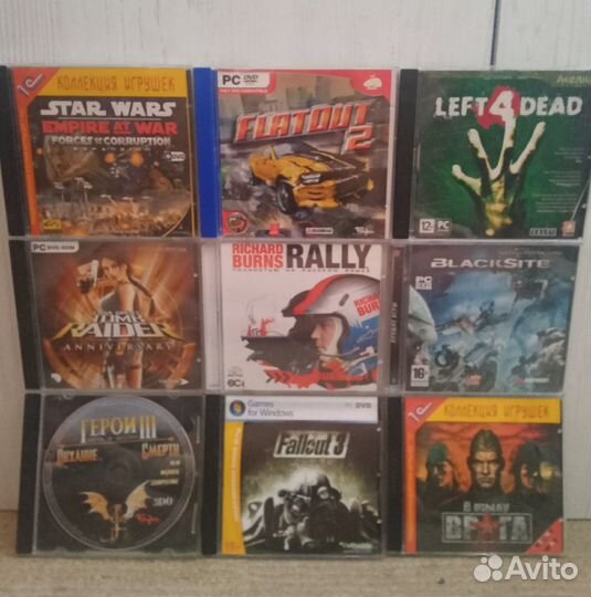 CD Диски с играми для пк