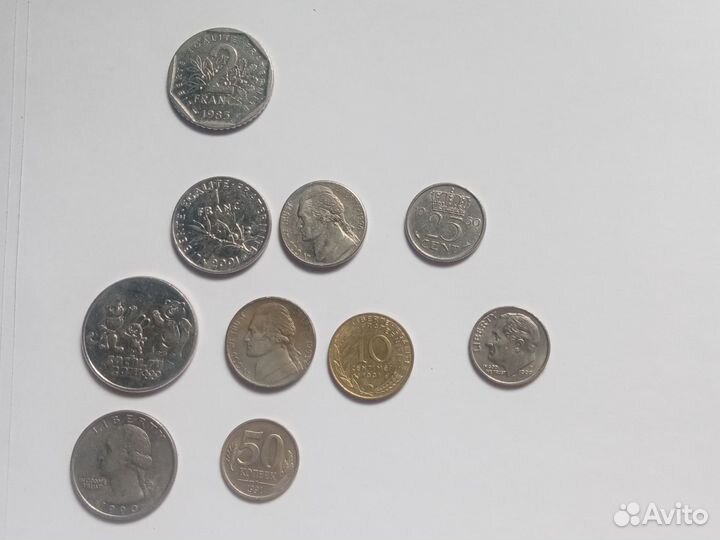 Монеты иностраные