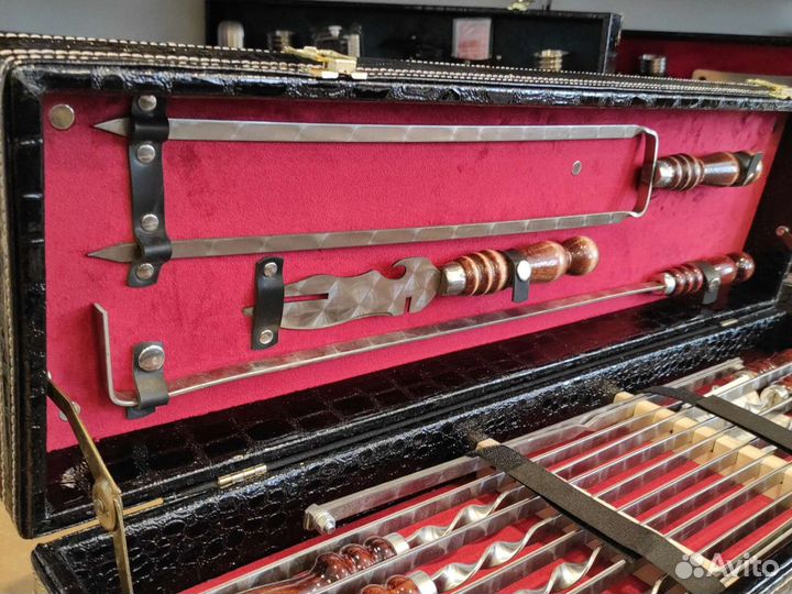 Набор шашлычный в кейсе