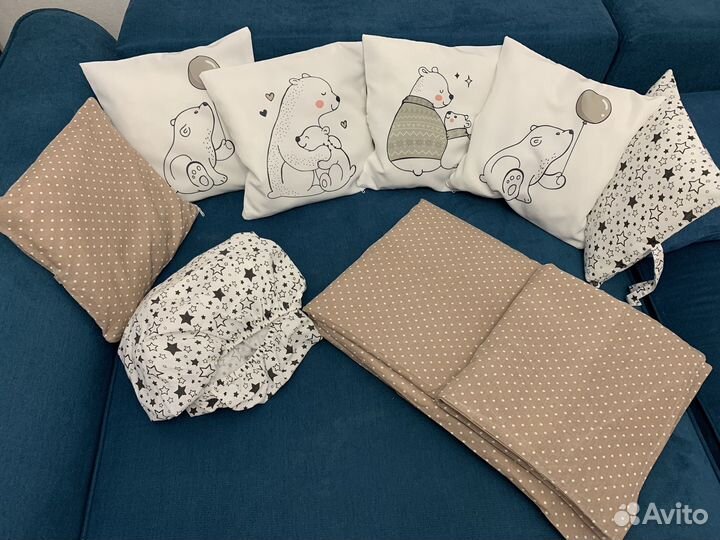 Бортики в кроватку