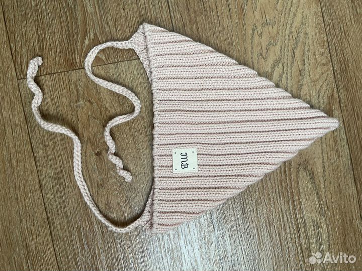 Шапка гномик эльф вязаная Mimibaby