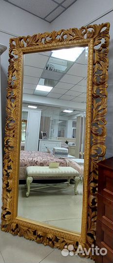 Зеркало напольное в полный рост массив дуба