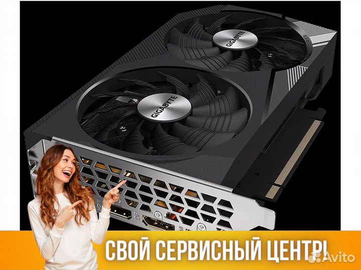 Видеокарта gigabyte GeForce RTX 3060 Ti windforce