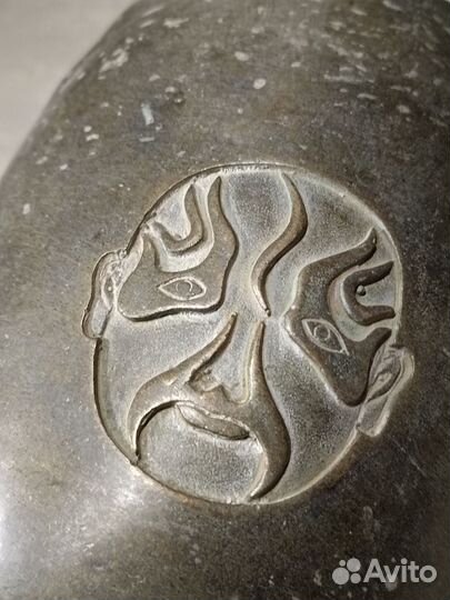 Бронзовая печка на углях для чайника