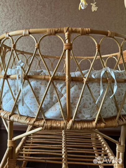Люлька колыбель плетеная