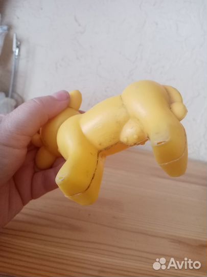 Корова, коровка СССР пластмассовая, дутыш СССР