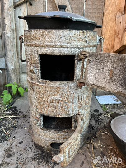 Печь чугунная пов-57 буржуйка из серого чугуна