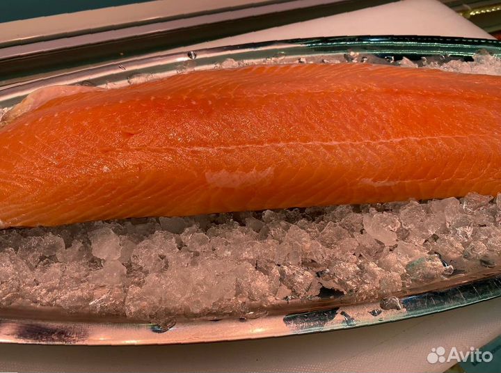 Лосось филе слабосолённый. Охлаждёнка
