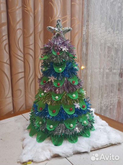 Поделка,Новогодняя елочка