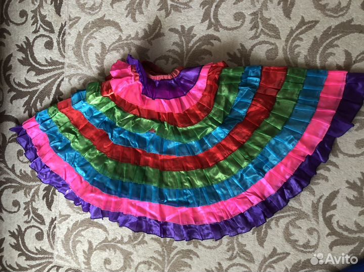 Костюм чертёнока/ сорока/цыганская юбка