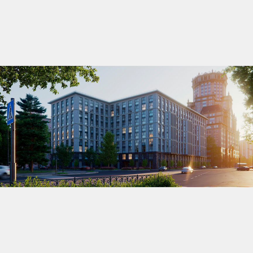 1-к. апартаменты, 49,6 м², 4/10 эт.