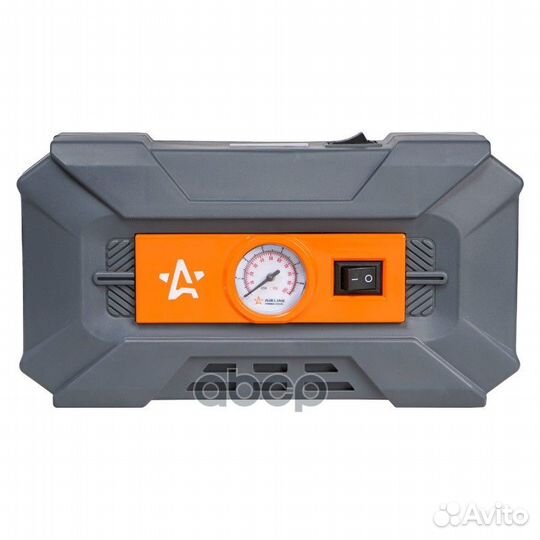 Компрессор в пластиковом корпусе + фонарь maste